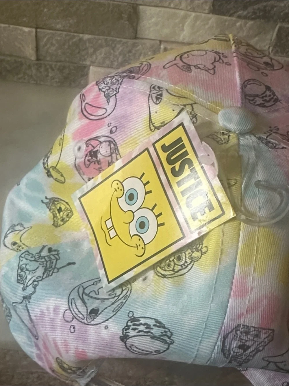 Justice X Spongebob Girls Baseball Hat